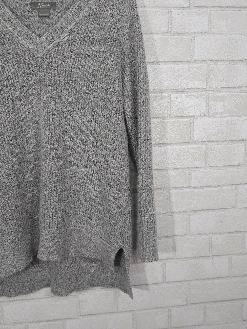 Natural Reflections v-neck sweater